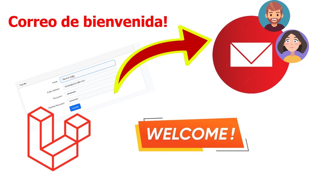 🔴 enviar email de bienvenida Laravel [Ejemplo practico]
