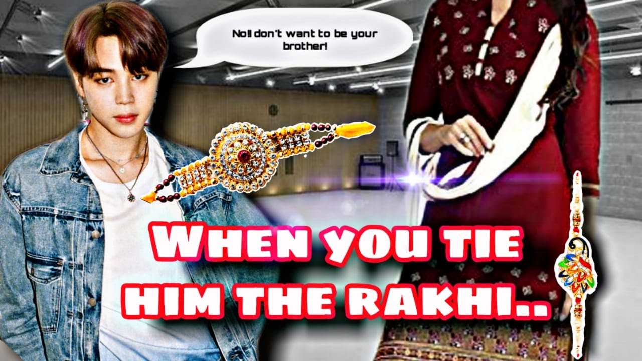 When you tie him Rakhi..Jimin ff OneShot..Feat.Namjoon...Read Description Please🙏🏻🙏🏻