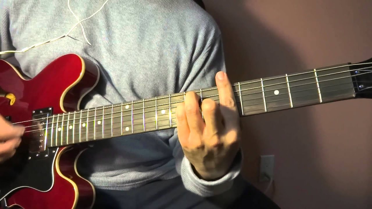 The Charlatans - Everything Changed (Guitar Cover)