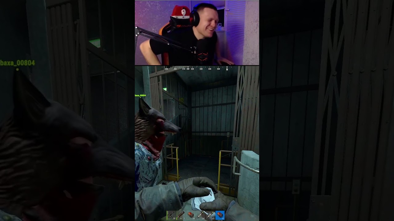 Баха и гравитация 🤣😆 раст / rust #rust #rustmeme #раст #растмемы #растстрим #streamrust #artaborcuxa