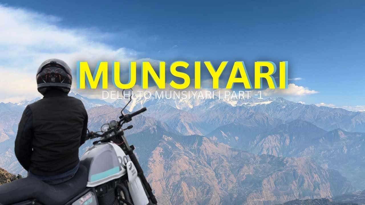Chasing the Mountains! 🏔️ Delhi to Munsiyari Ride | SCRAM 440 | Day 1