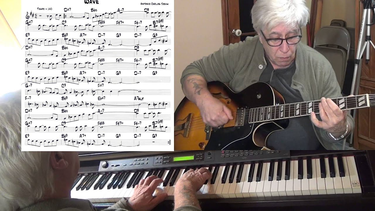 Wave - jazz guitar & piano cover ( Antonio Carlos Jobim ) Yvan Jacques