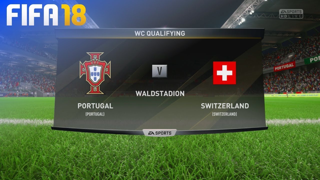 FIFA 18 - Portugal vs. Switzerland @ Waldstadion
