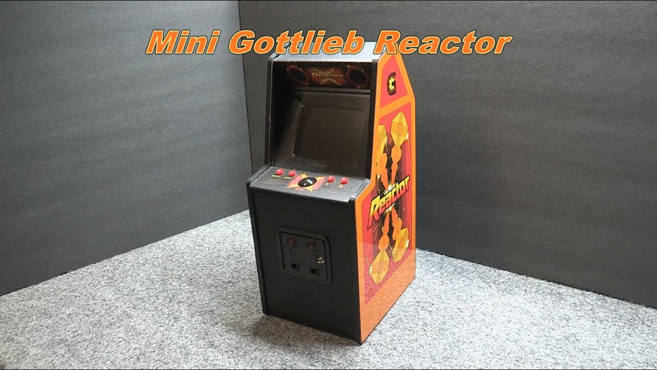 Mini Gottlieb Reactor Arcade Machine - Fully Playable!!!