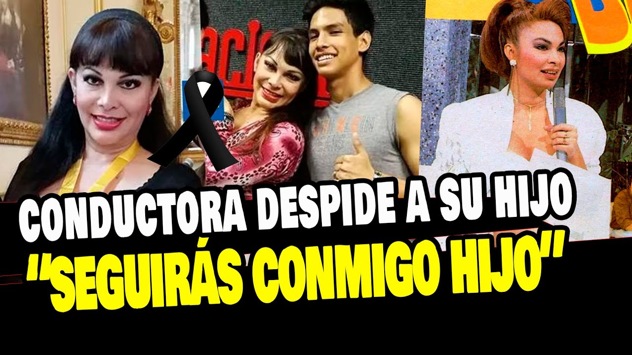 CONDUCTORA PERUANA LLORA LA PARTIDA DE SU HIJO Y SE DESPIDE CON EMOTIVA CARTA
