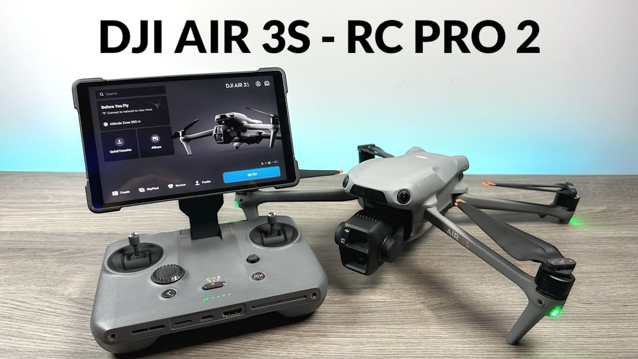 DJI RC Pro 2 and DJI Air 3S - First Flight