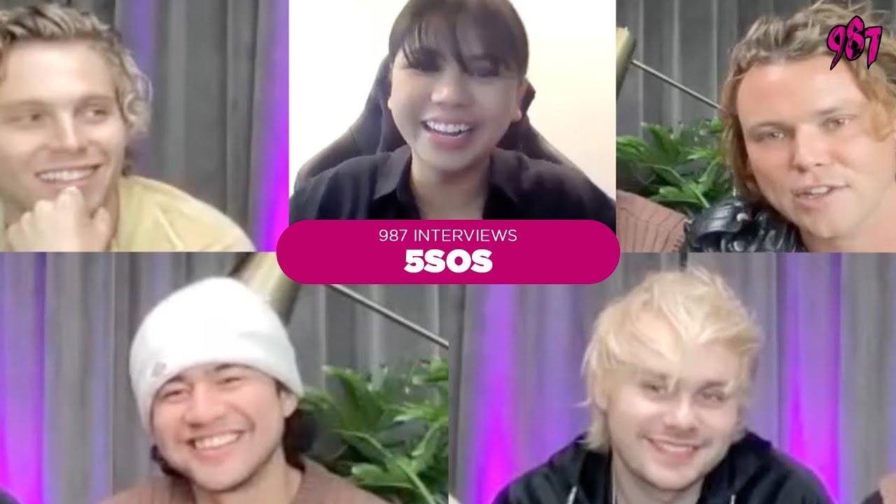 987 Interviews 5SOS after their 10 years of successes!