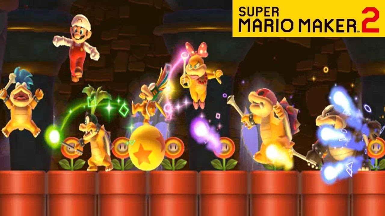 SUPER MARIO MAKER 2 - KOOPALINGS BOSS RUSH, AUTO LEVEL STAGES [Nintendo Switch]