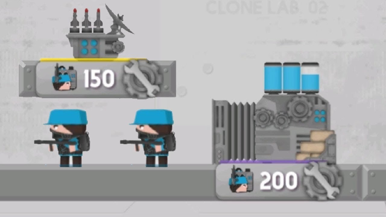 База генератор клонов Clone Armies gameplay