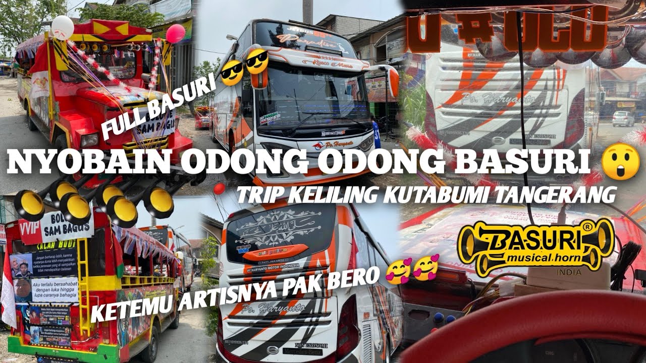 SERU‼️😮NYOBAIN SENSASI NAIK ODONG ODONG BASURI || TRIP RAJEG - KUTABUMI KETEMU ARTISNYA PO HARYANTO