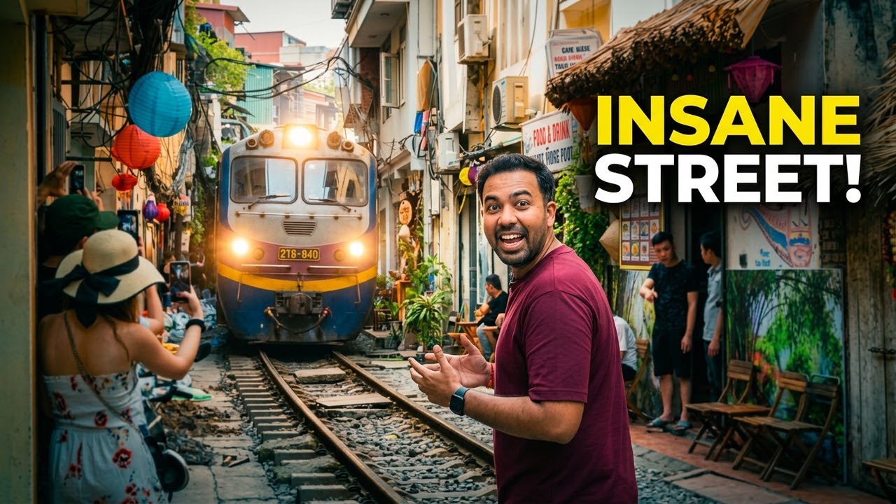 Hanoi Train Street is Vietnam's HOTTEST Spot