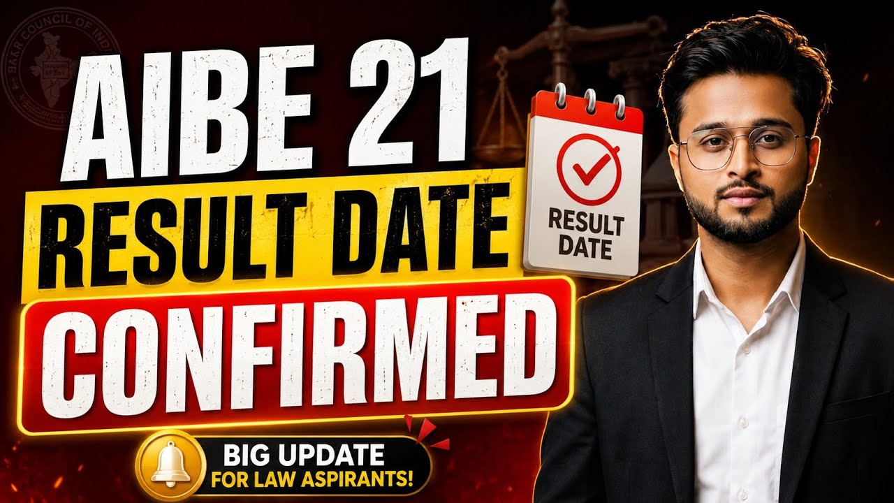 AIBE 21 Result 2026: Official Date & Update | How to Check? | Legal Azhar