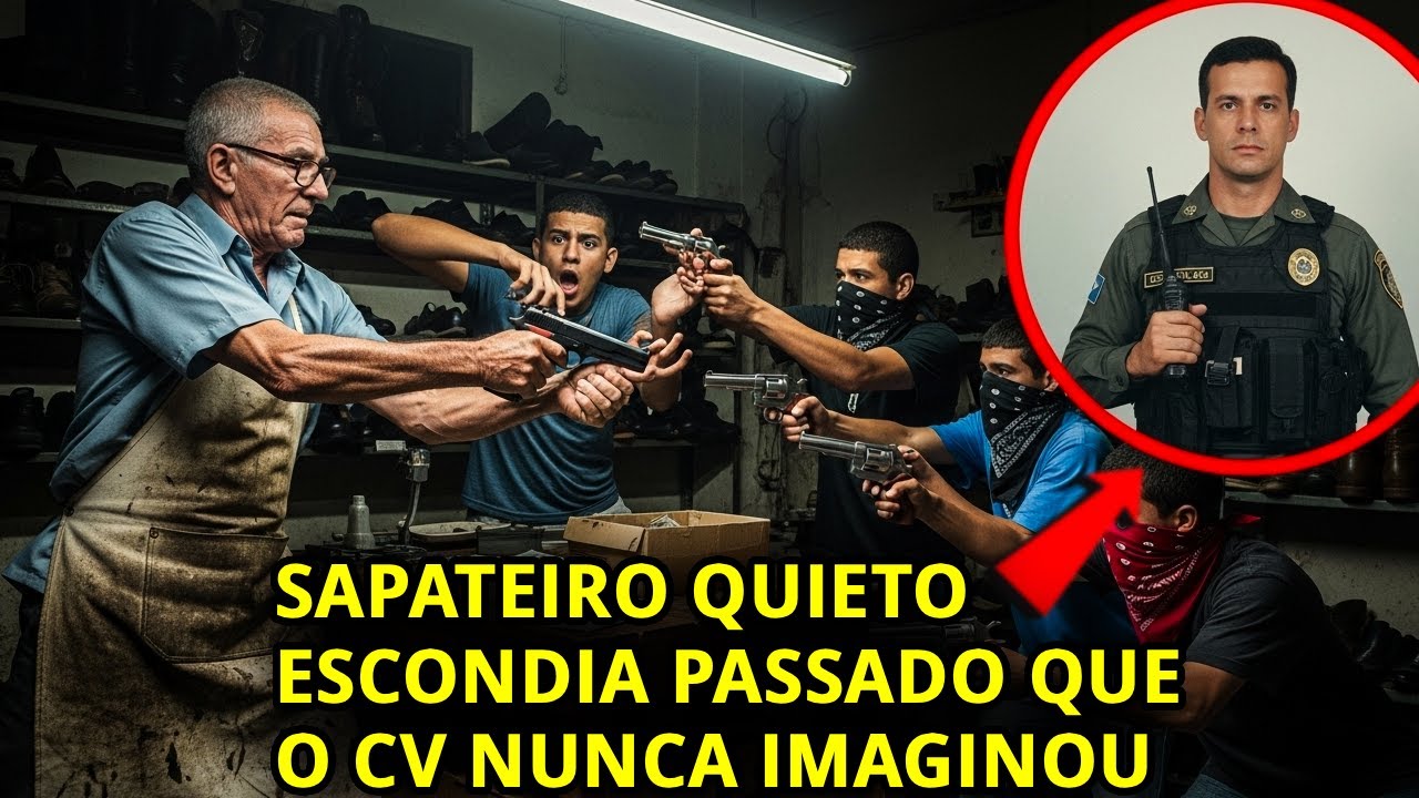5 Bandidos Assaltaram Sapataria em Recife — O Sapateiro de 68 Anos Era Ex-Capitão do GATE da PMPE