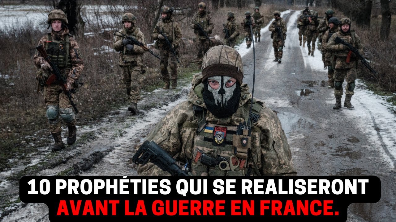 10 proph&eacute;ties qui se r&eacute;aliseront AVANT la guerre en France.