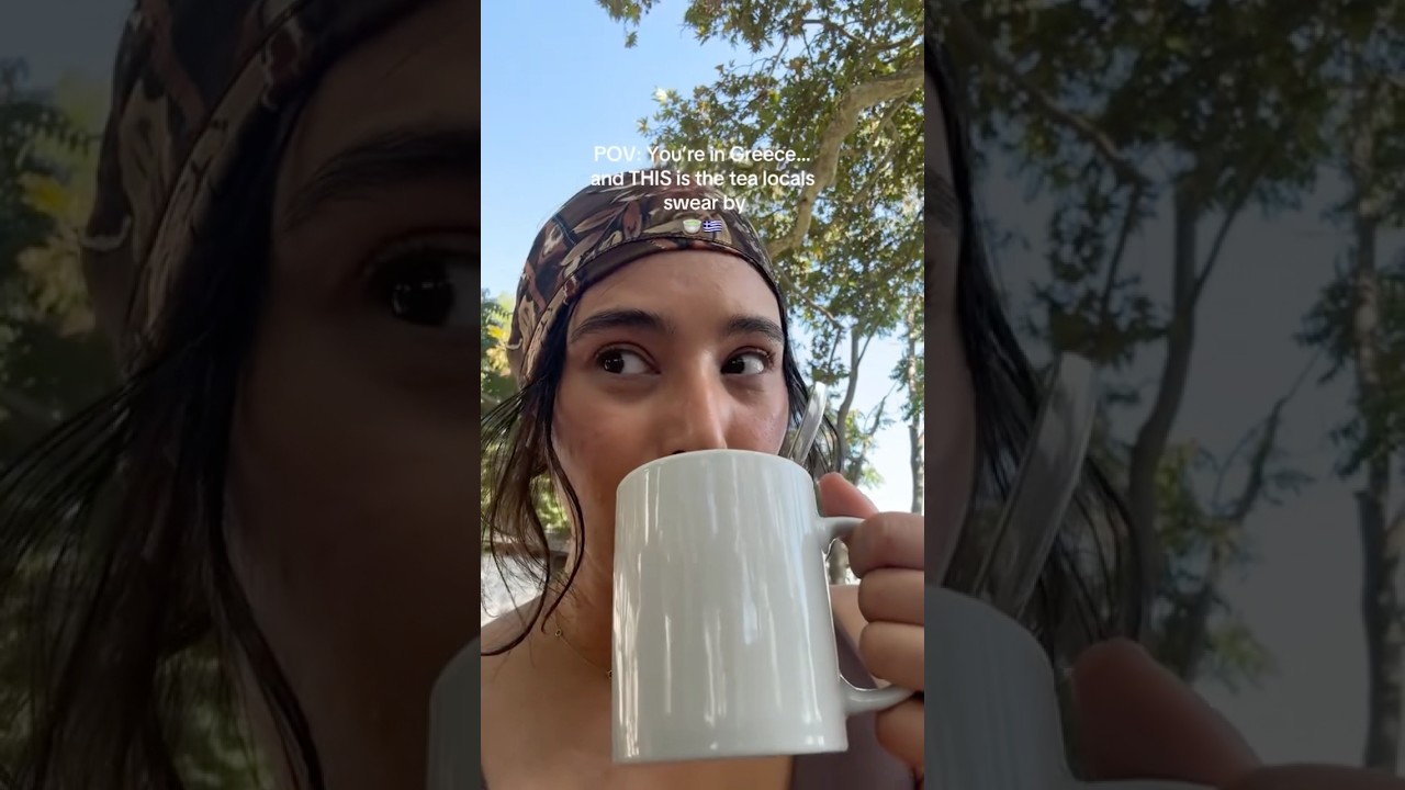 Would you try this Greek mountain tea? 🫖