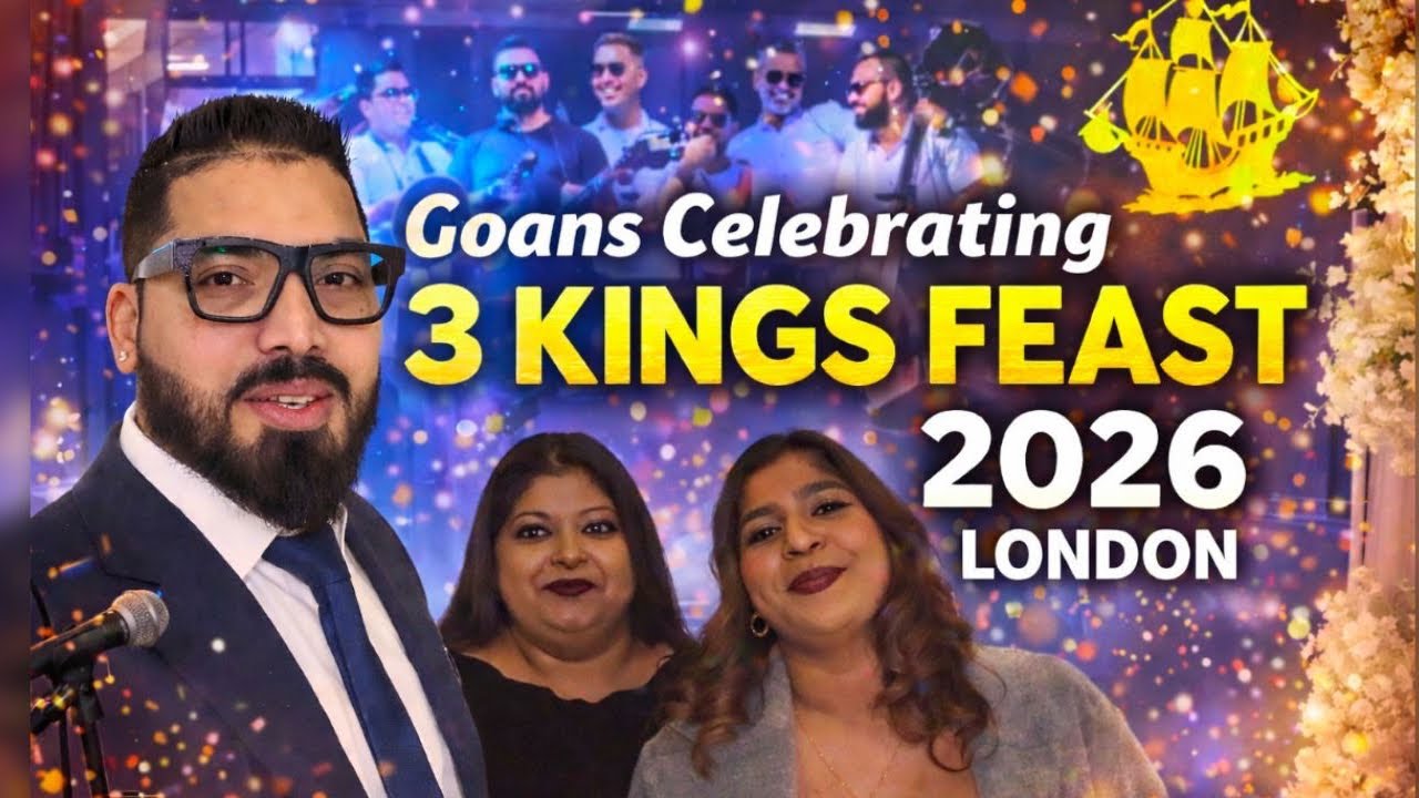 Goans Celebrating 3 Kings Feast 2026 London 🥰#goanvlogger #konkanivlog #konkani #goan 