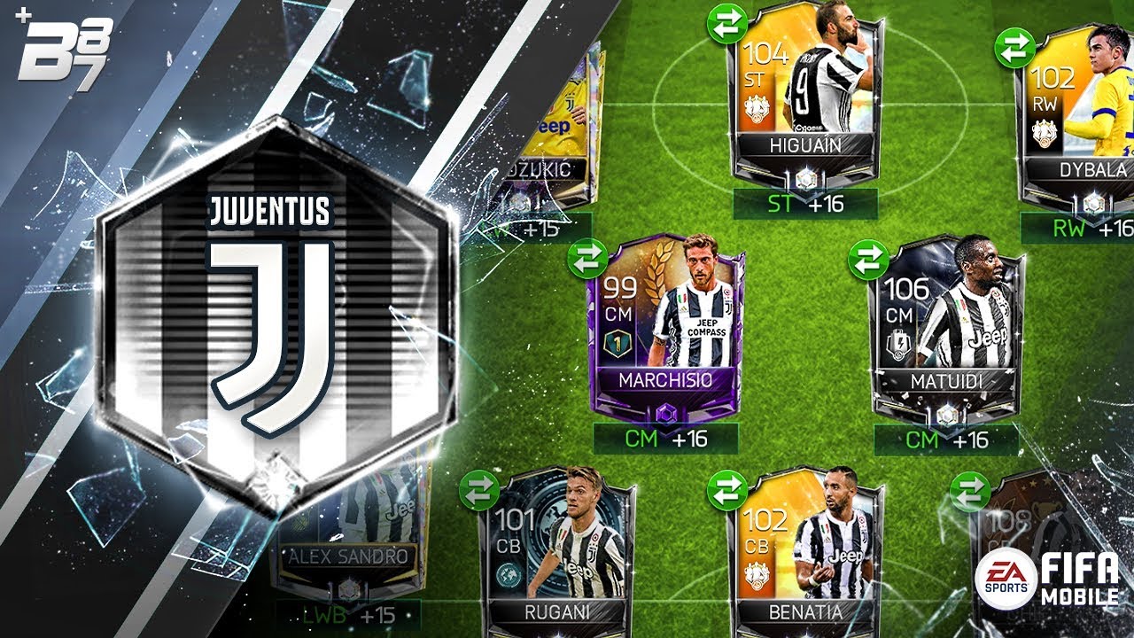 FULL JUVENTUS SPECIAL CARD SQUAD! | FIFA MOBILE