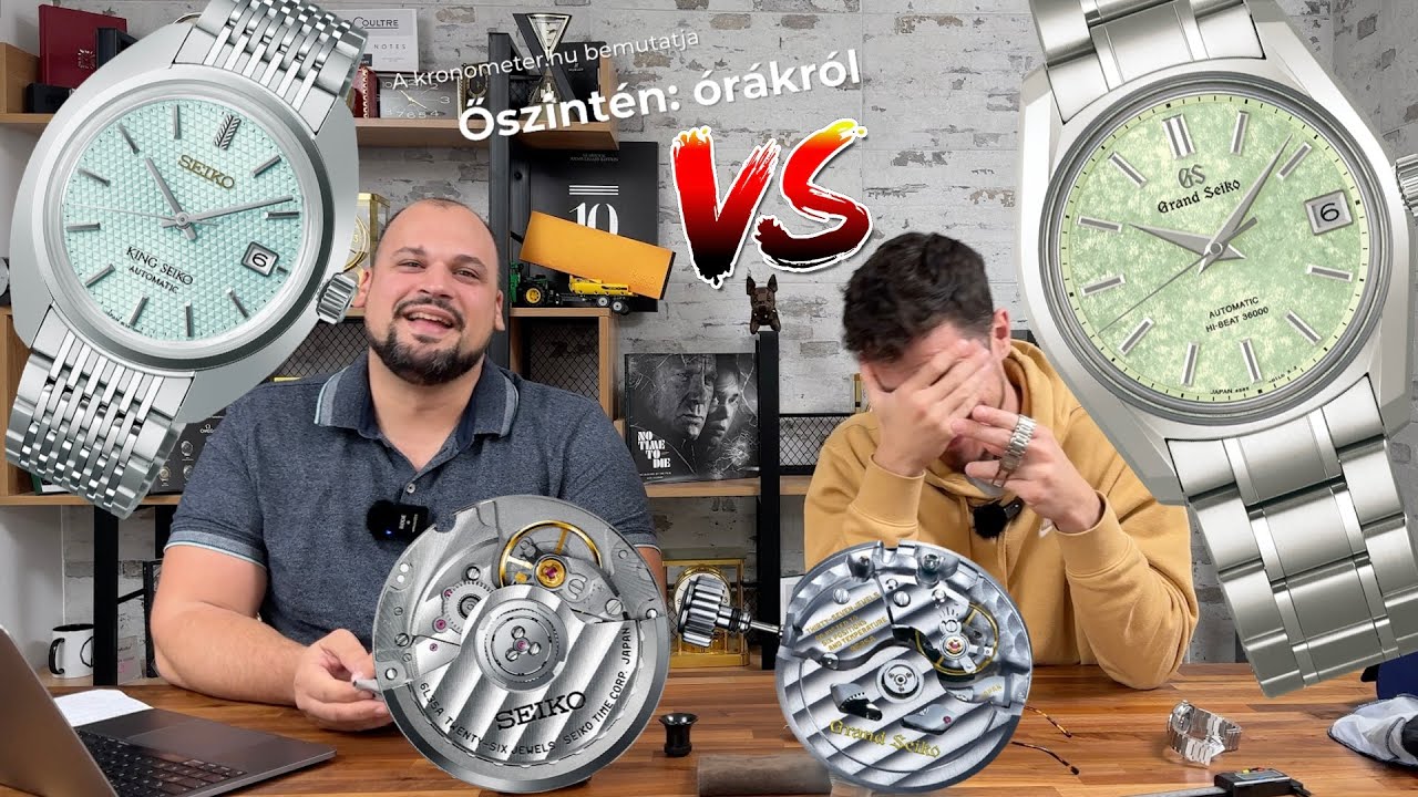 ÖSSZEHASONLÍTÁS: King Seiko VS. Grand Seiko Japán Órák belharca + Tissot PRX I Őszintén: Órákról