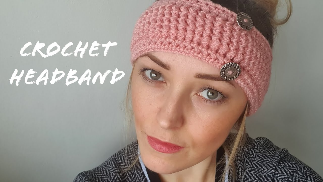 How to Crochet Easy Headband for Beginners