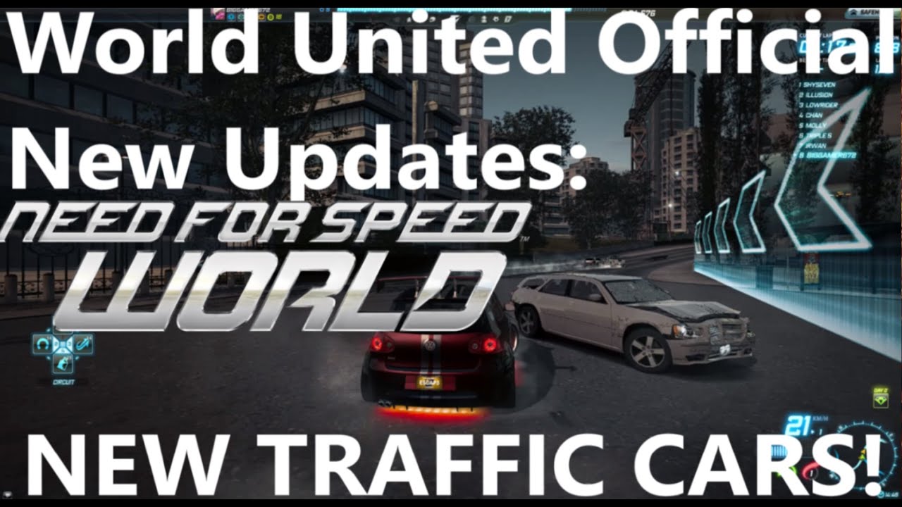NFS World 2022 - Server: WorldUnited Official - New updates