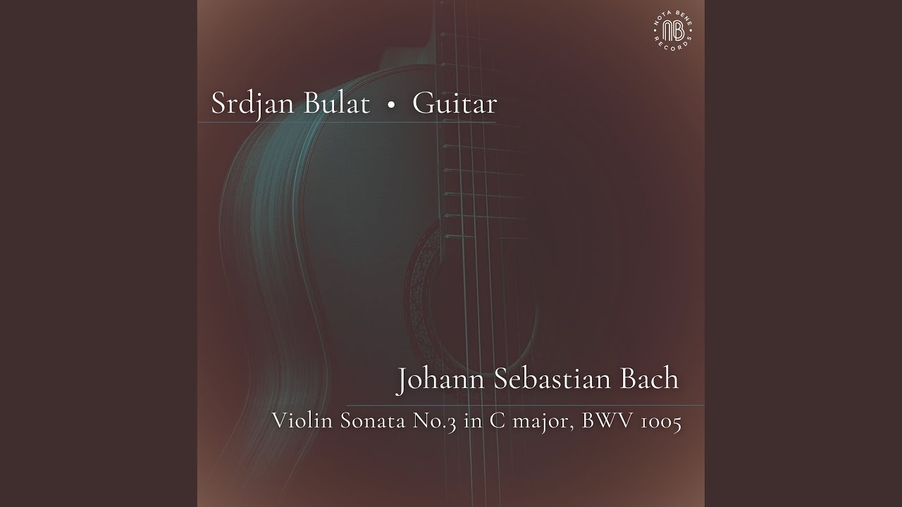Violin Sonata No. 3 in C Major, BWV 1005: IV. Allegro assai