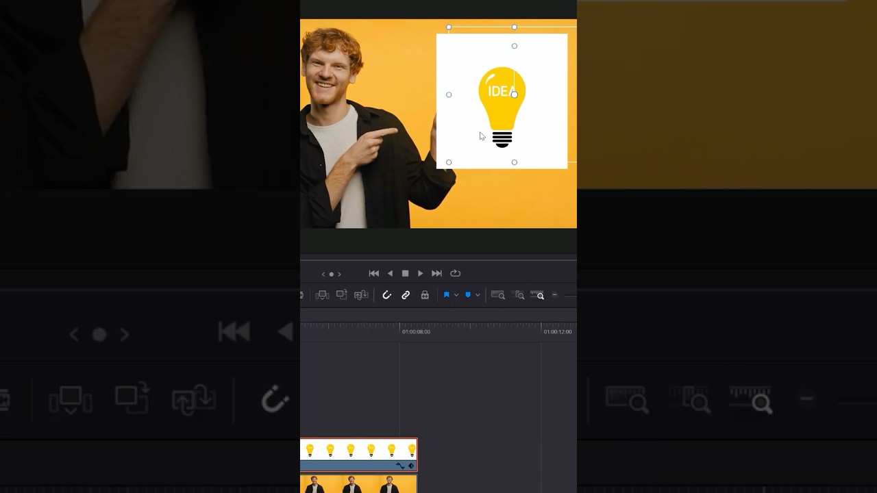 Легко добавьте изображение поверх видео &mdash; DaVinci Resolve
