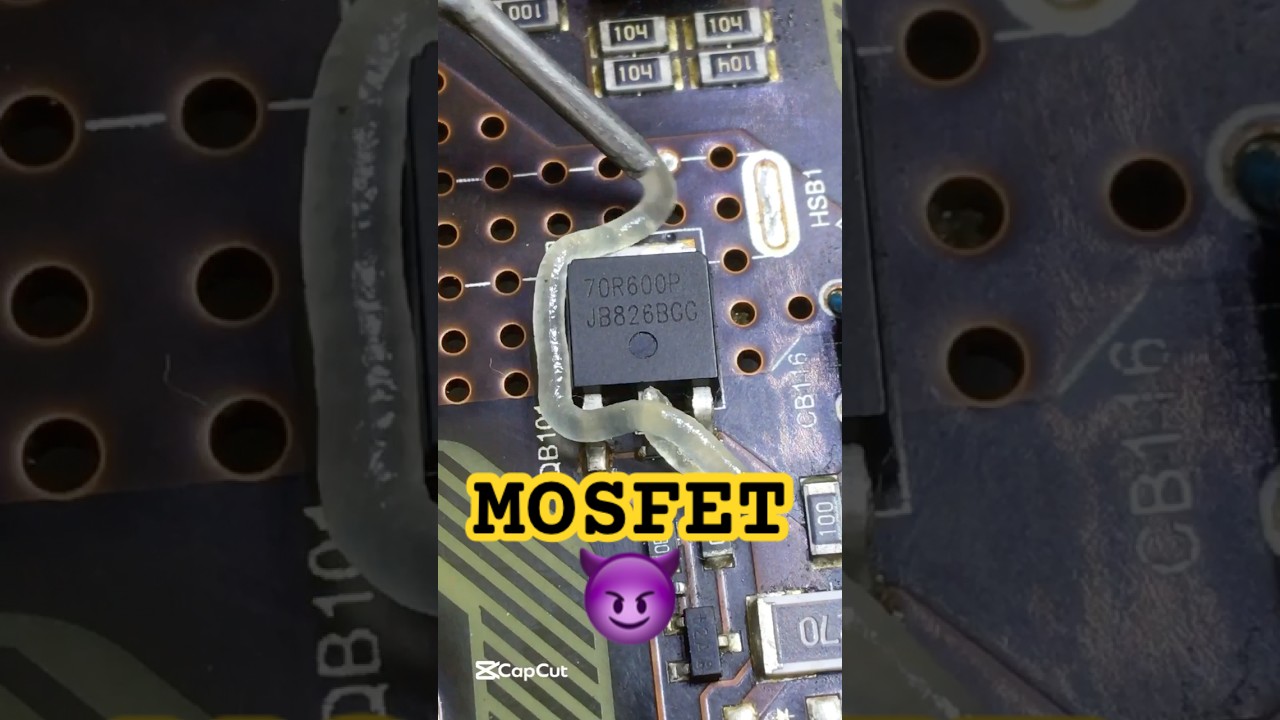 LED TV | Mosfet replacement #shortvideo #techrepair #shortsfeed #shorts #technology #electronic #diy