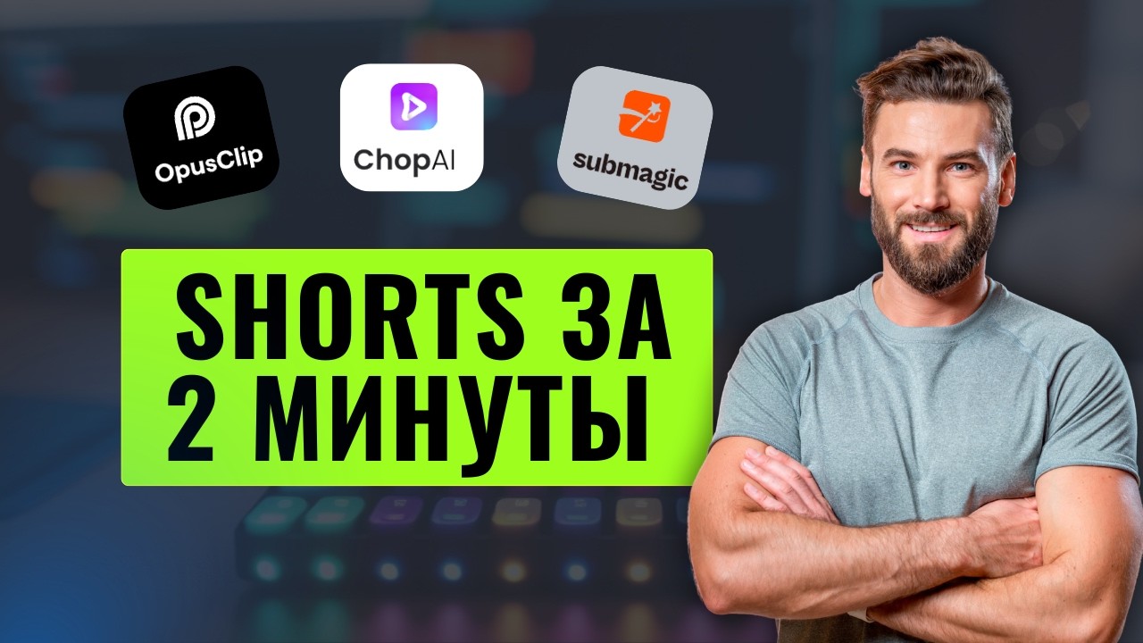 Лучший AI-инструмент для нарезки видео — Opus Clip vs Chop AI vs Submagic