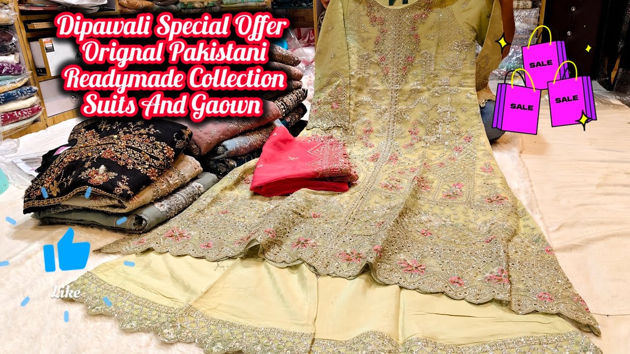 Offer Offer Offer 😍Orignal Pakistani Readymade Collection Suits Or Gaown ❤️