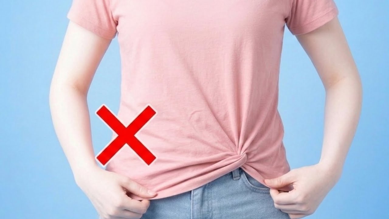 3 Easy Ways to Shorten a T-Shirt Without Cutting or Sewing (No Machine Needed)
