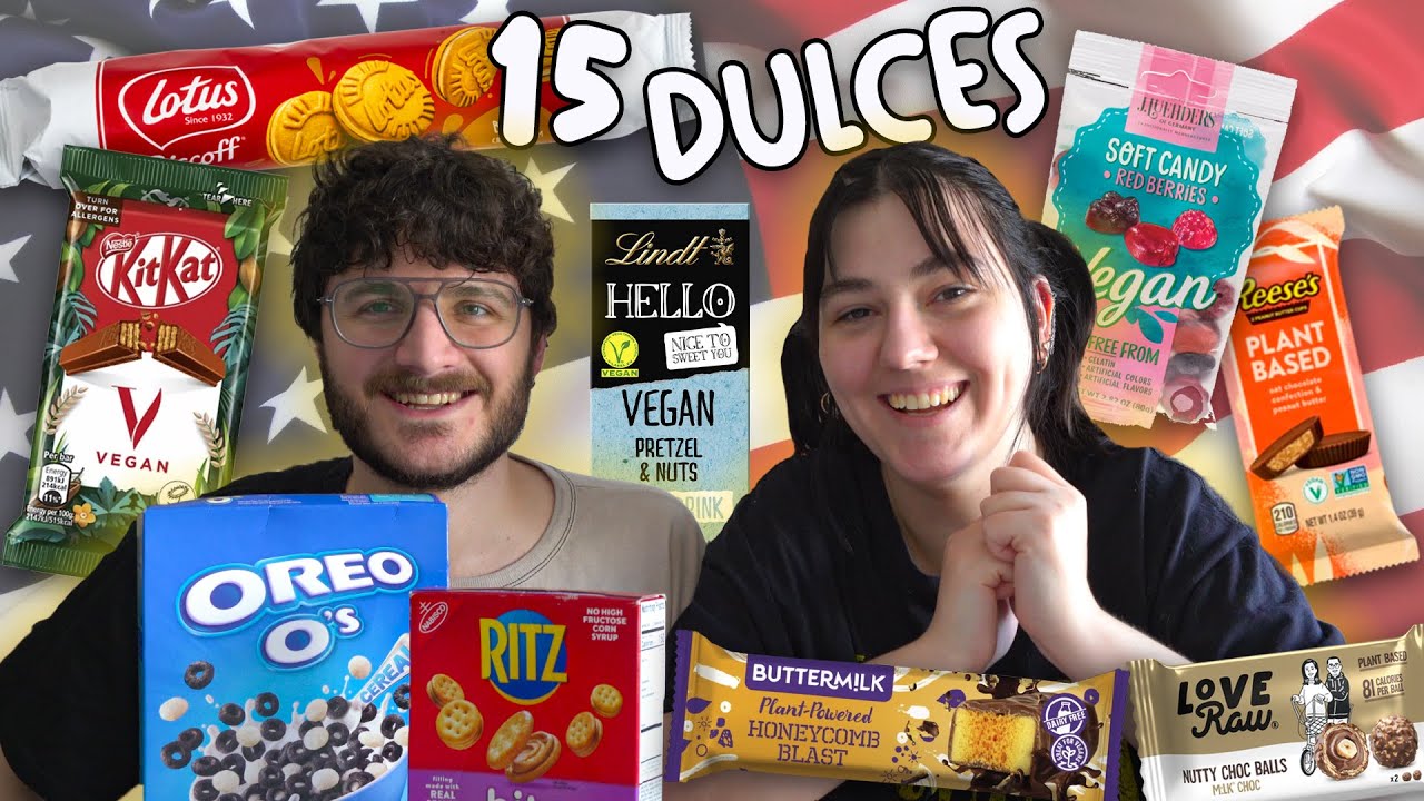 15 dulces INCREIBLES y VEGANOS 🌱 de 🇺🇸 & 🇦🇺