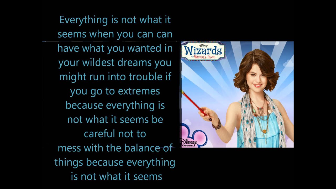 Wizards of waverly place theme song Lyrics