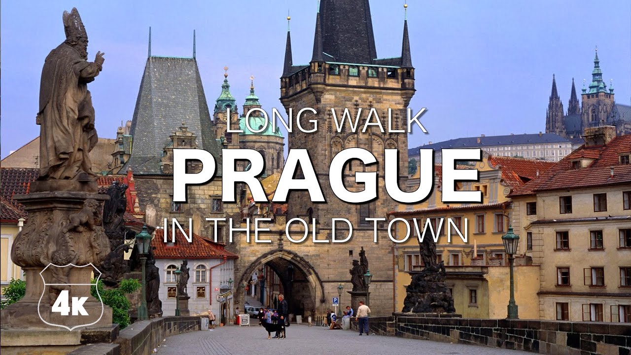 PRAGUE. Walk in 14th century with 4K UHD camera. History, ghosts and Beer.