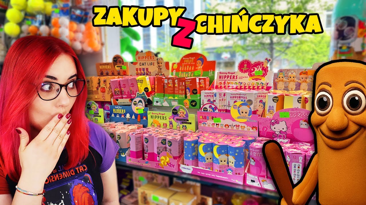 ZAKUPY w CHIŃCZYKU 🛍️ Otwieram PODR&Oacute;BKI Sonny Angel i BRAINROT  🤡