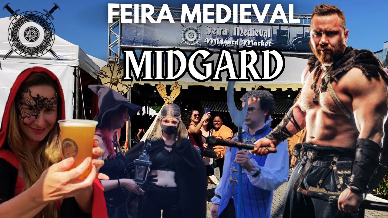 FEIRA MEDIEVAL: Andando no MIDGARD MARKET | UPTOWN BARRA - Rio de Janeiro - RJ