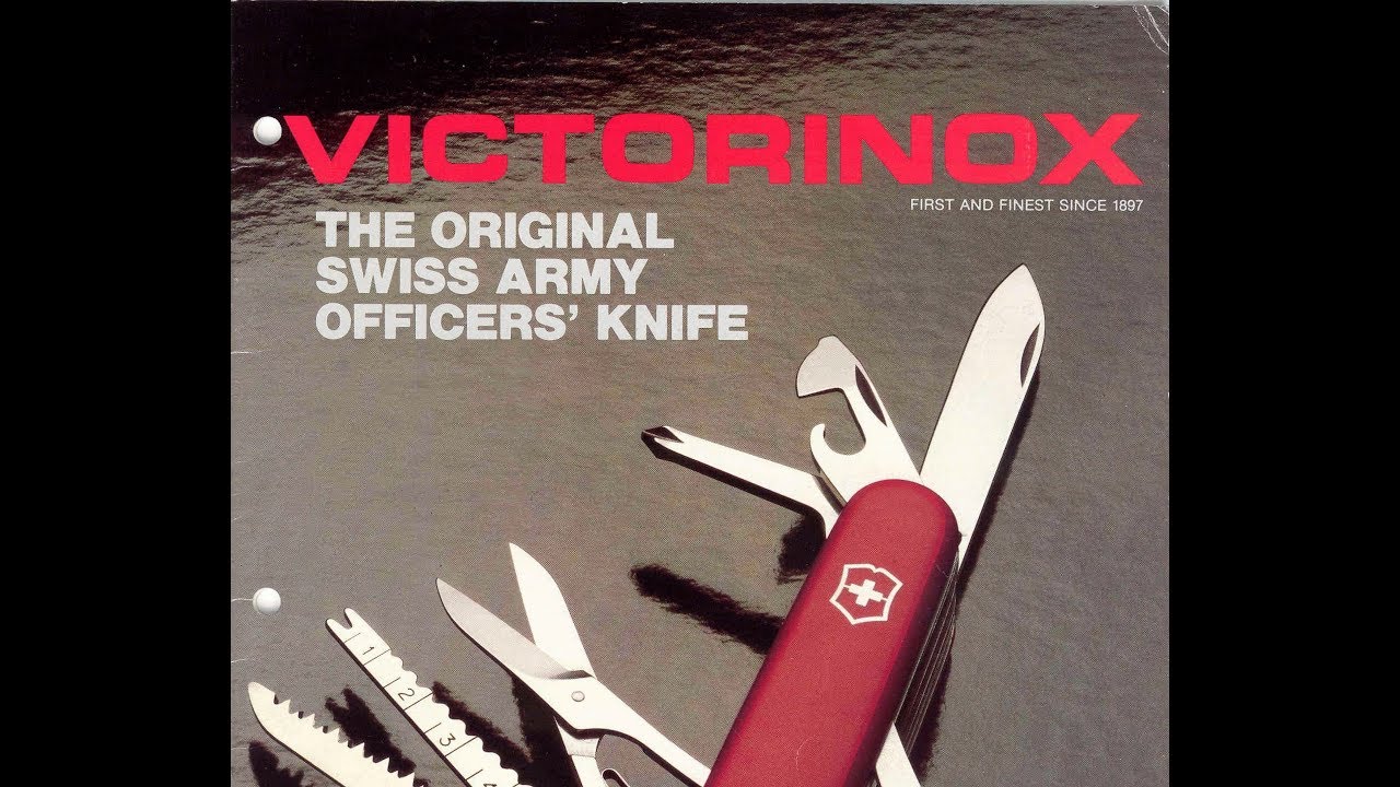 Victorinox Swiss Army Knife Catalog 1985