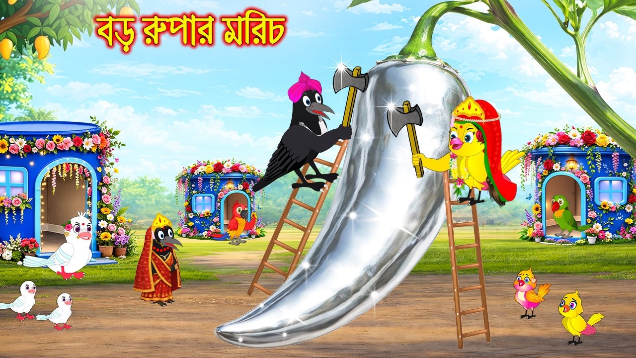 বড় রুপার মরিচ | Boro Rupar Morich | Bangla Cartoon | Rupkothar golpo | Tuni Pakhir Golpo | Pakhi