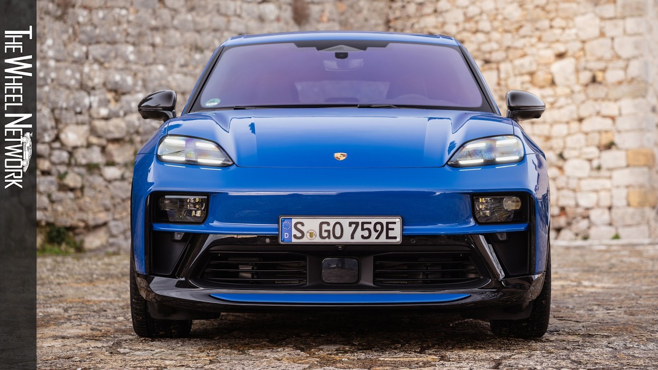 2026 Porsche Macan GTS | Lugano Blue | Driving, Interior, Exterior [4K]