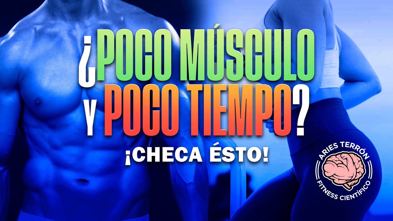 Cómo GANAR MÚSCULO con POCO TIEMPO - (4 TIPS COMPROBADOS) ⏱