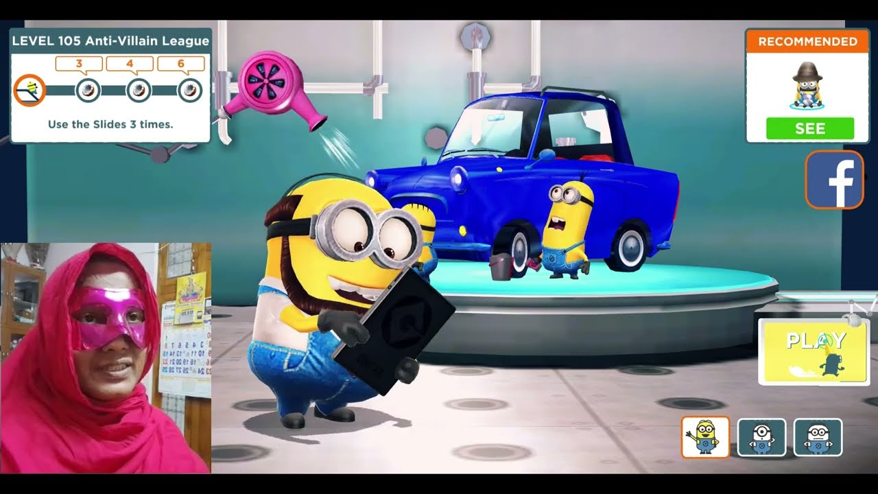MINION RUSH ANTI VILLAIN SLIDE THREE TIMES