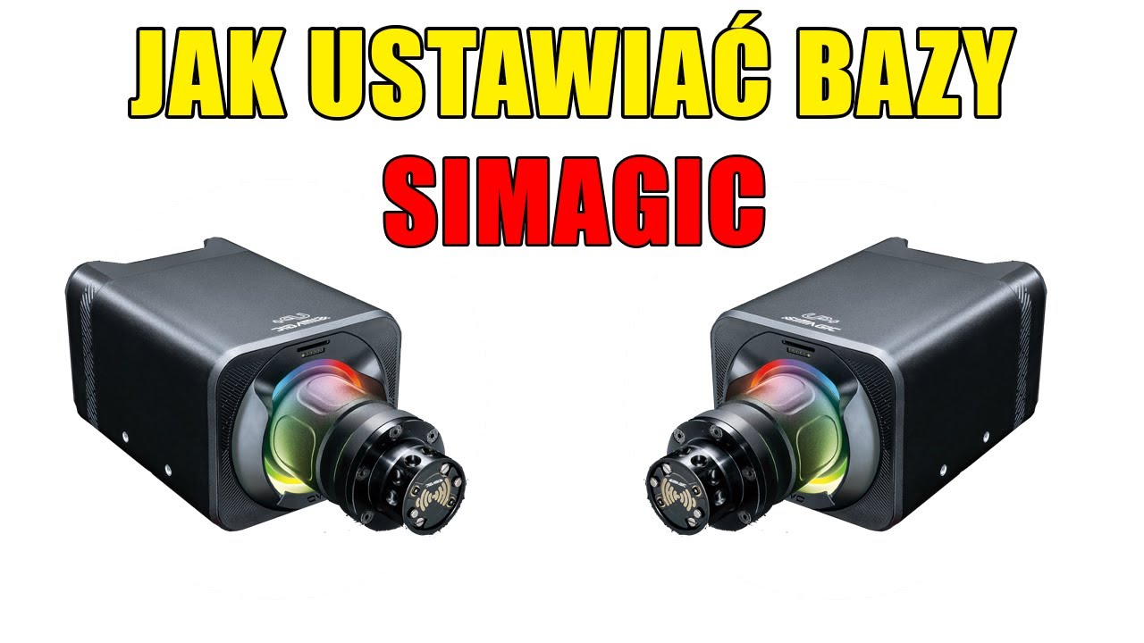 Jak ustawić bazy Simagic Alpha EVO PRO, SPORT, Mini, Ultimate,? Co i jak ? Co oznaczają te suwaki ?