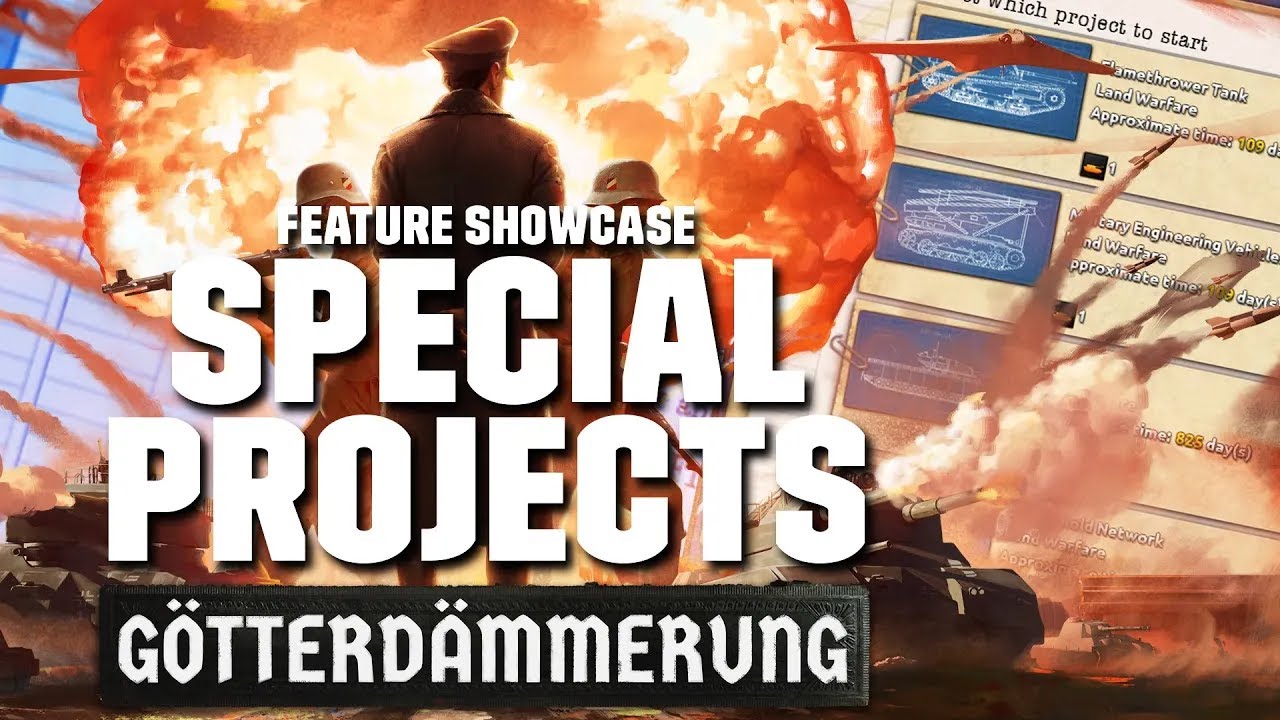 Here's What You NEED to Know About SPECIAL PROJECTS | Hearts of Iron IV: G&ouml;tterd&auml;mmerung