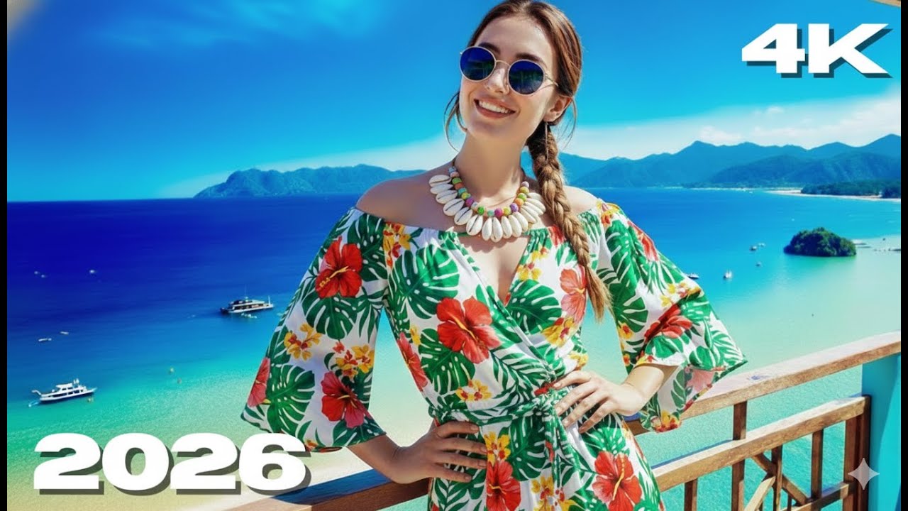 Deep House 2026 🌊 Relaxing Tropical Summer Mix | 4K UHD