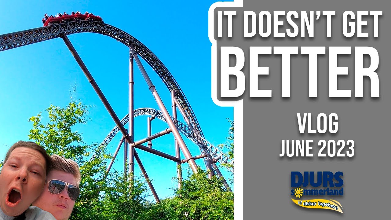 Denmark's BEST Theme Park... Probably | Djurs Sommerland Vlog with Flor | June 2023
