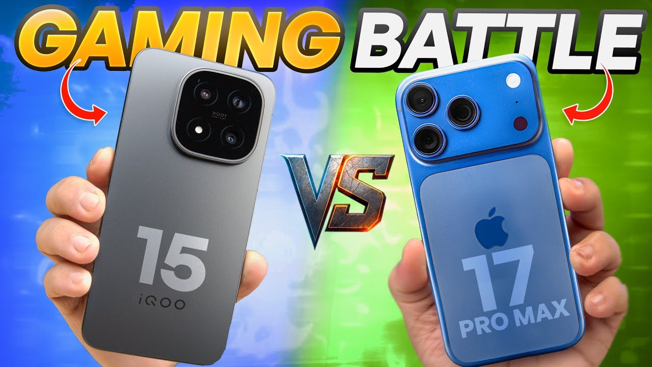 iQOO 15 vs iPhone 17 Pro Max – Who Wins the Gaming Test?