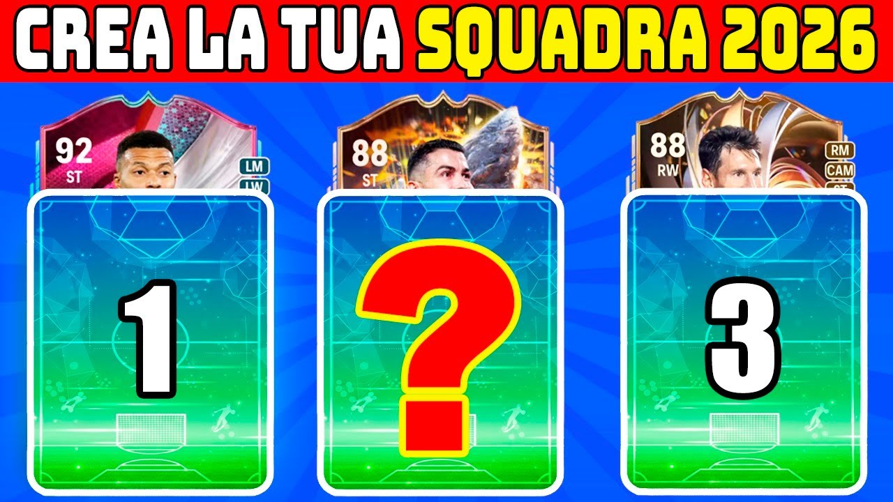 Crea la tua squadra perfetta con le carte speciali di FIFA 26 | Quiz di Calcio