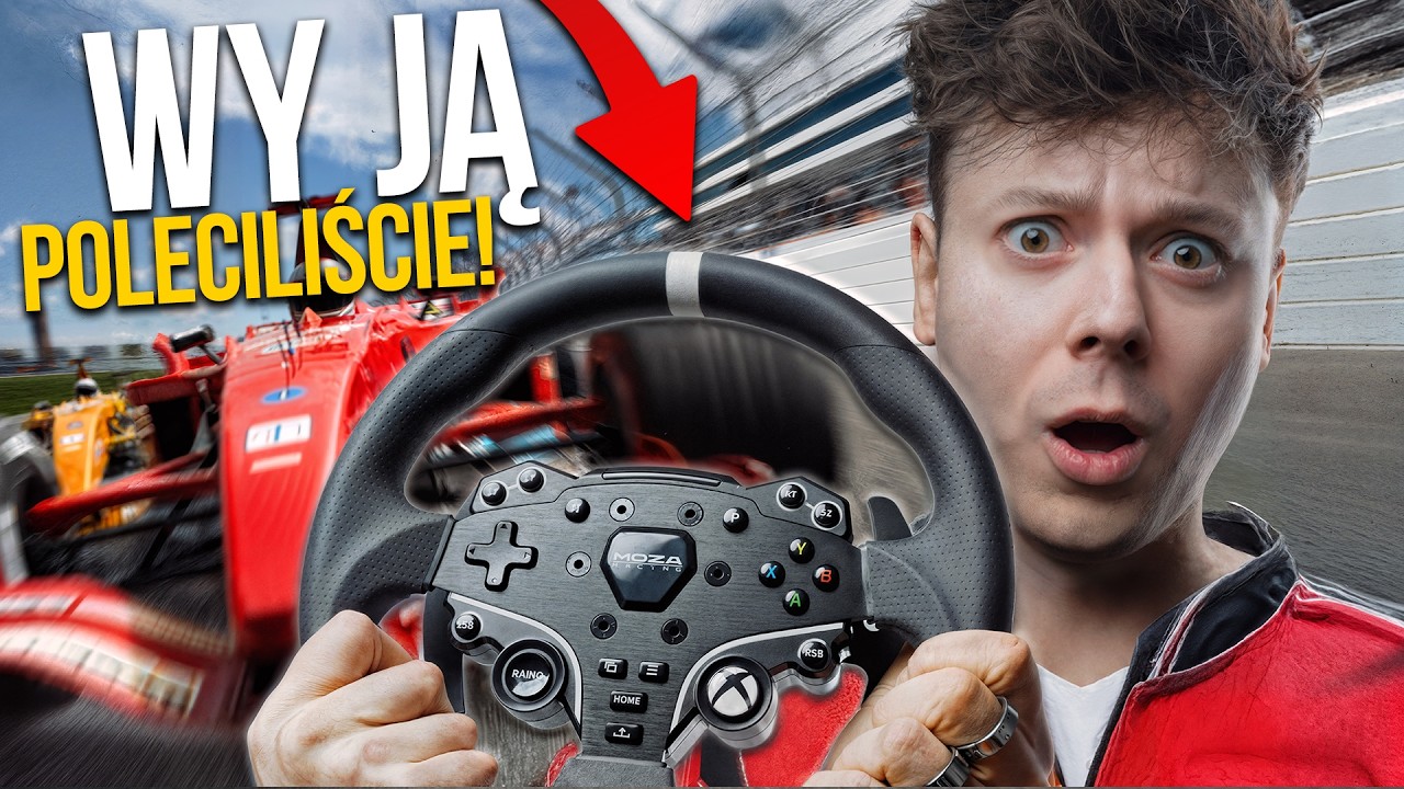 NAJLEPSZA KIEROWNICA do GIER NA POCZĄTEK? 🥵 Moza R3 | Wrażenia