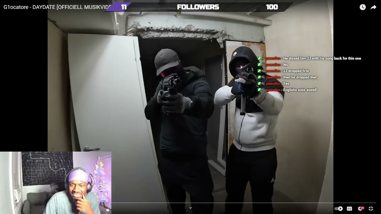 American React to Swedish Crazy Diss War 23 - Lucky Luciano Vs G1ocatore - DayDate.