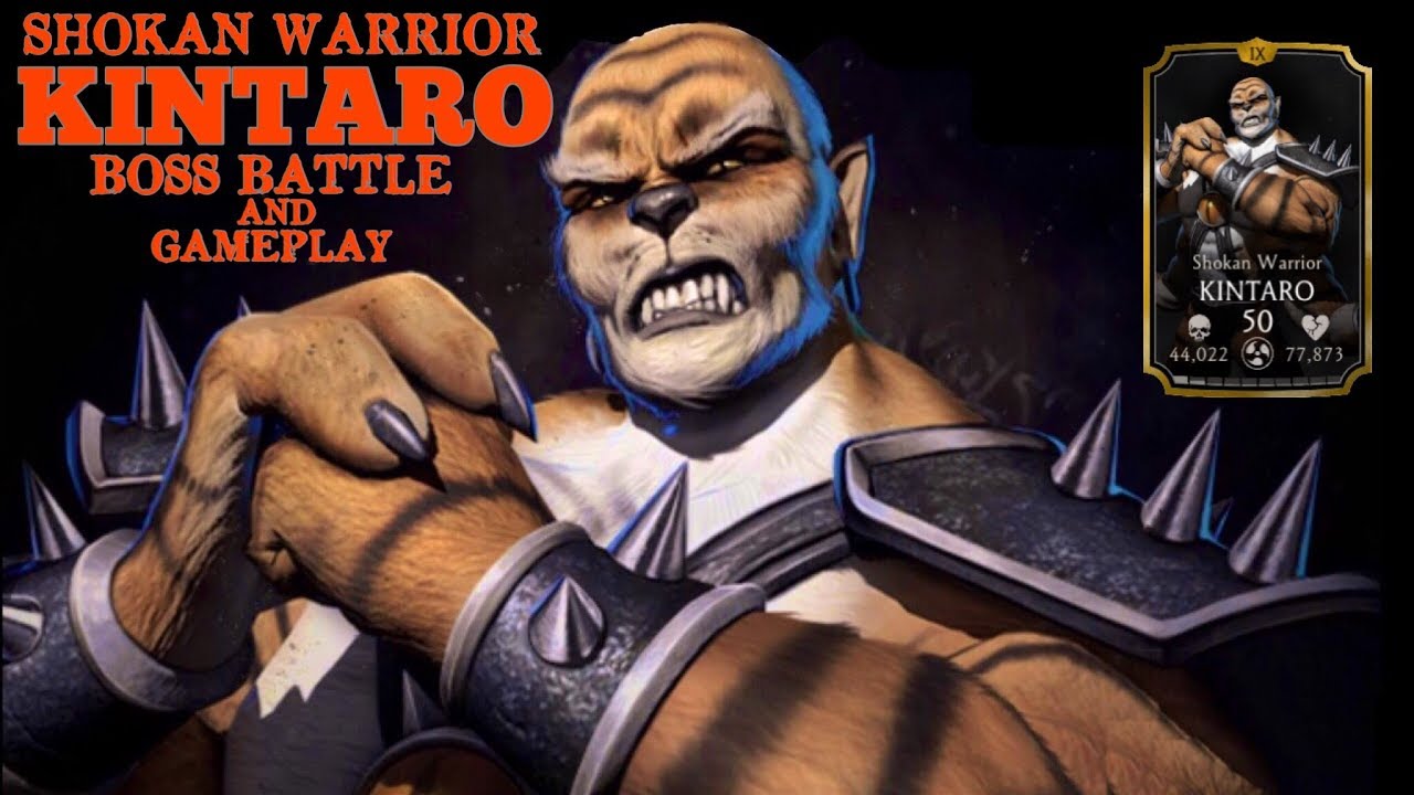 Mortal Kombat Mobile:Shokan Warrior KINTARO Boss Battle and Gameplay!