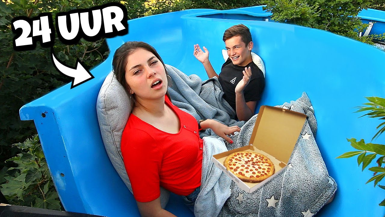 24 UUR OVERLEVEN IN EEN WATERGLIJBAAN - Challenge 